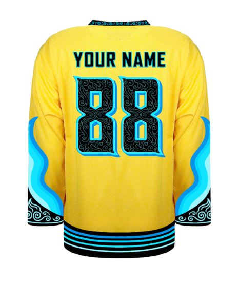 Adult Yellow Dragon Jersey Adult Yellow Dragon Jersey